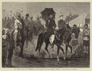 De Afghaanse Oorlog, de Overgave van Wali Mahomed, de Broer van de Wijlen Ameer, Op Weg naar Jumrood